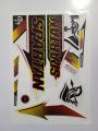 New 3D 2023 SPARTAN RED & BLACK  Edition Top Quality Cricket Bat Sticker For Professional Players. 