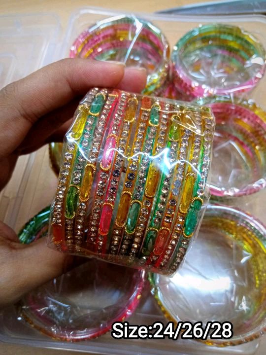 Raindrop/Rainbow%20glass%20bangles%20with%20stone%20work%20premium%20quality%2012%20piece%20multicolor%20churi%20-%20Image%203