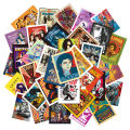 50pcs Rock Music Pop Graffiti Stickers Cool Fashion Tide Brand Classic Stickers Laptop Diy Car Pvc Decal Decor Stickers. 