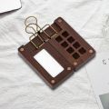 Multi Colors Wooden Grid Paint Box Pocket Artist Travel Paint Palette Mini Watercolor Paint Set for Painters Artists Students. 