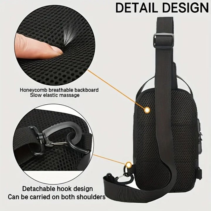 Men's%20Sporty%20Chest%20Bag%20Motorcycle%20Phone%20Pack%20with%20Password%20Lock,%20Zipper%20Closure%20Crossbody%20Sling%20Bag%20for%20Daily%20Commute%20Outdoor%20-%20Image%205