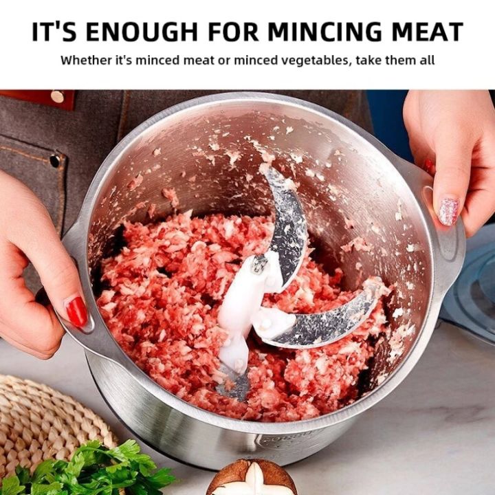 Electric%20Meat%20Grinder%20304%20Stainless%20Steel%20Multifunctional%20Food%20Processor%20Vegetable%20Fruit%20Garlic%20Chopper%20Kitchen%20Appliance%20-%20Image%203