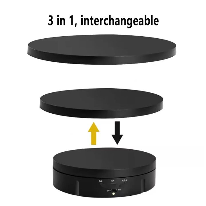 3-in-1%20Photography%20Table.360%C2%B0%20Rotating%20Table%20Adjustment%20Video%20Shooting%20Prop%20Jewelry%20Shoe%20Display%20Stand%203-speed%20Electric%20Rotation%20-%20Image%207