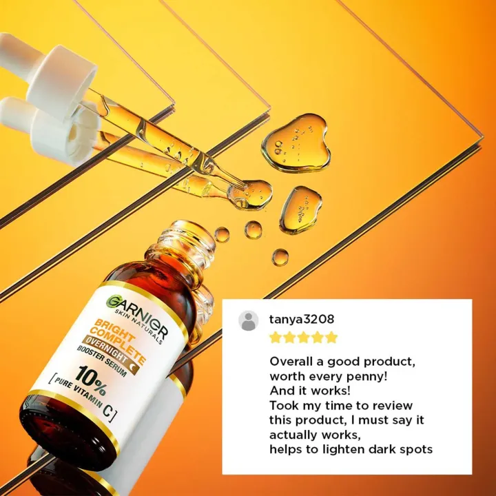 Garnier%20Bright%20Complete%20Night%20Vitamin%20C%20Serum%20With%2010%25%20Pure%20Vitamin%20C%20for%20Bright%20Skin,%2015%20ml%20-%20Image%205
