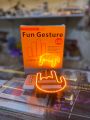 Car LED Gesture Light Car Finger Light with Remote Road Rage Signs Middle Finger Thumb Hand Lamp. 