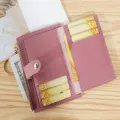 Trendy Ultra-thin Coin Purse Multi-functional Card Case Portable Travel Zipper Card Case. 