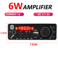 DC 5V Bluetooth 5.0 MP3 Decoder Board 6W Amplifier MP3 Player Support Call Recording 3.5mm USB TF FM for Module Car Speaker. 