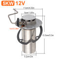 12V Diesel Parking Heater Burner Insert Torches Combustion Chamber Combustor Gasket 5KW For Car Truck Camper Heater accessories. 