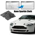 1PC Car Scratches Sparkle Cloth Multifunction Nano Magic Cloth Scratch Erase Car Scratches Paint Residues Scratches Repair. 