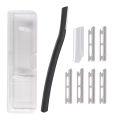 Eyebrow Razor Kit Beard Trimmer Dermaplaning Tool Shaper Facial Razor for Beard Moustache Razor With 6 Blade Sets. 