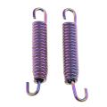 2Pcs 65mm Motorcycle Stainless Steel Exhaust Pipe Muffler Spring Hook Motorcycle Exhaust Pipe Muffler Spring Coil Hook. 