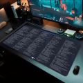 L-Linux Shortcut Commands Mouse Pad Non-slip Thickened Large Writing Lockedge Office Student Gaming Cushion MousePad.