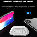 1200mAh Motorcycle Helmet Wireless Headset BT 5.0 Bluetooth Helmet Headset Voice Assistant Moto Earphone Motorbike Headphone.
