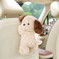 1pc Universal Car Tissue Hanger Doll Cute Creative Hanging Tissue Holder Plush Vehicle Tissue Case Paper Box.