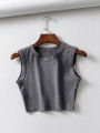 summer vintage white crop tops women biker black punk sexy tank top korean streetwear cropped sleeveless top feminino. 