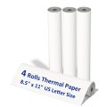 A4 Printing Paper roll Thermal Printer Paper 8.5 X 11 Inch Us Letter Paper Size for M08f M832 Portable Printer. 