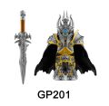 2025 NEW GP201 Lich King Medieval Round Table Knights building block Anime bricks Action Figure Collection Model Doll Toy . 