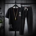2024 Summer Shirt + Trousers Suit Chinese Style Men Shirt Cotton and Linen Shirts Men's High Quality Casual Shirts Two Piece. 