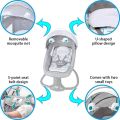 Mastela Baby Swing Rocking Chair for Infants 3-in-1 Adjustable backrest Baby Bouncer Electric Adjustable Rocking Chair. 