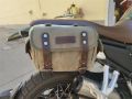 Motorcycle SaddleBag Universal Side Bag With Removable Waterproof Inner Bag Travel Motorbike Luggage.