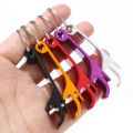 Fashion Multi Color Metal Bottle Opener Beer Keychain Trendy Men Women High Quality keychain Multifunctional  Keyring Chain Gift. 