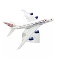 British Airways airplane model Airbus A380 16 cm airplane Metal alloy diecast 1:400 airplane model toy Aircroft model  metal toy. 