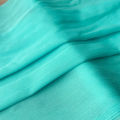 Silver Silk Sheer Crepe Chiffon Fabric Thin Crinkled Shiny Tulle For DIY Sewing Costume Shirts Wedding Party Backdrop Decoration. 