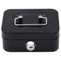 Mini Metal Cash Box Money Bank Change Security Box Portable Kids Coin Collection Gift Storage Money Tank With Lock. 