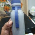 reduce Stainless Steel Vacuum Insulated Hydro Pro Bottle with Nonslip Rubber Base & Carrying Strap, 20oz - Tasteless and Odorless (Opaque Gloss Gray. 