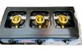 AMILEX 3 Triple Burner Gas Cooker. 