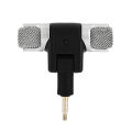 Mic Microphone for Phone Stereo Microphone  Stereo Microphone Mic 3.5mm Gold plating Plug Jack for Andriod Phones iPhones. 