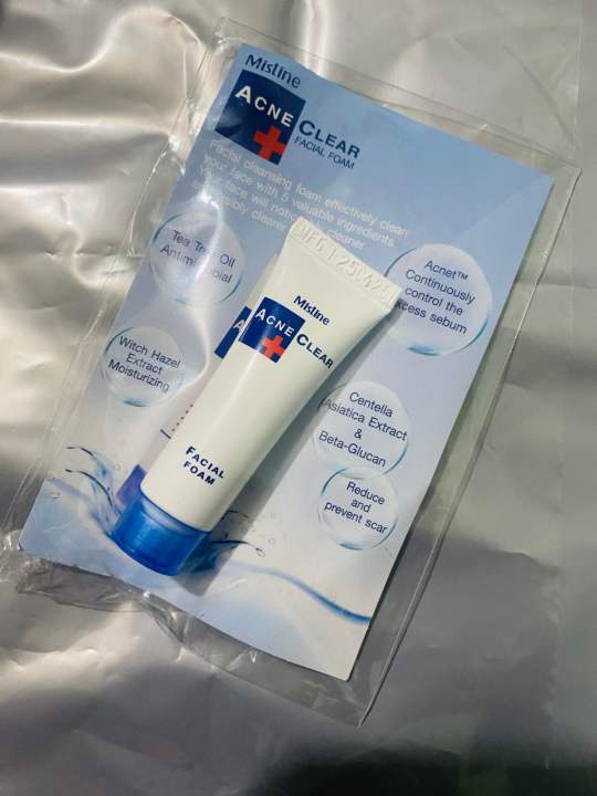 Mistine Acne Clear Face Wash Facial Foam (mini)
