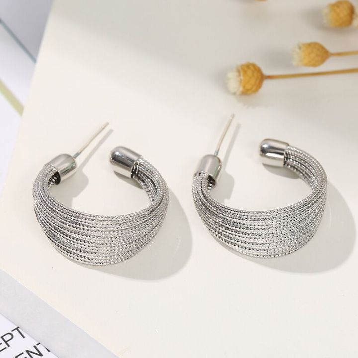 New%20Fashion%20Trend%20Unique%20Design%20Elegant%20Delicate%20Retro%20Exaggerated%20Multilayer%20Stud%20Earrings%20Women%20Jewelry%20Party%20%20Wholesale%20-%20Image%204