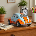 1:36 New Retro Beetle Alloy Die-Cast Classic Model Toy Car, Pull-Back, Openable Doors, Collectible Ornament, Boys' Toy, Christmas , Model Car Ornament. 
