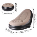 1PC inflatable lounger, inflatable lounge chair, Flocking PVC Foldable Lounge with Footrest, Outdoor Indoor Use. 