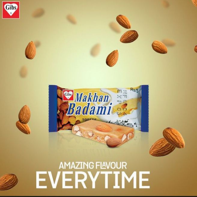 Original Makhan Badami Tofee 30 Pices Very Tasty And Yummy Flavour Original Gibs Company Makhan Badam