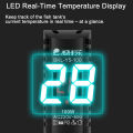 Aquarium Heater Fish Tank LCD Display Digital Thermostat Submersible Water Heating Rod Constant Temperature Control 220v. 