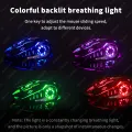 AIEACH Bluetooth Mouse Gaming Computer Rechargeable Wireless Mouse USB Mechanical E-Sports Backlight PC Gamer Mouse For Computer. 