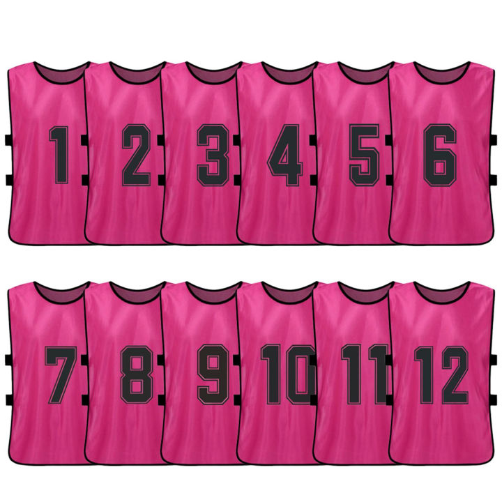 6/12PCS%20Kid's%20Football%20Pinnies%20Quick%20Dry%20Soccer%20Jersey%20Youth%20Sports%20Scrimmage%20Basketball%20Team%20Training%20Numbered%20Bibs%20Sports%20Vest%20-%20Image%206