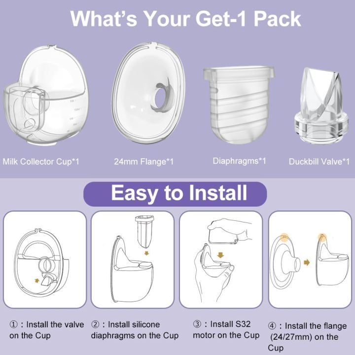 Wearable%20Breast%20Pump%20Replacement%20Parts%20Compatible%20with%20Nuliie%20NCVI%20NICEGREEN%20Life%20Zooawa%20S32%20Breast%20Pump,%20Milk%20Collector%20Cup%20-%20Image%204