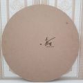 14 inches round mdf clock base used for resin artwork. 