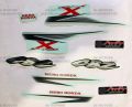 CBZ XTREME HERO HONDA FULL SET STICKER. 