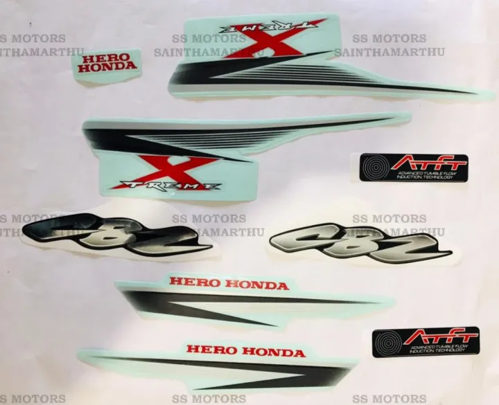 CBZ XTREME HERO HONDA FULL SET STICKER