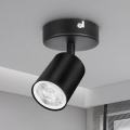 Modern LED Ceiling Light -  GU10 Wall Light Black - Energy Saving, Living Room, Bedroom, Kitchen, Easy Installation, Bulb Not In. 