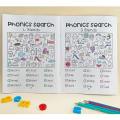 Read And Find Phonics Workbook Preschool and Kindergarten Learning English Teacher Teaching Aids Phonics Practice Montessori. 