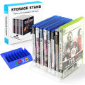 8 in 1 Game Card Storage Bracket for PS5,PS4,PS3,WIIU,Xbox Game CD Card Storage Box.