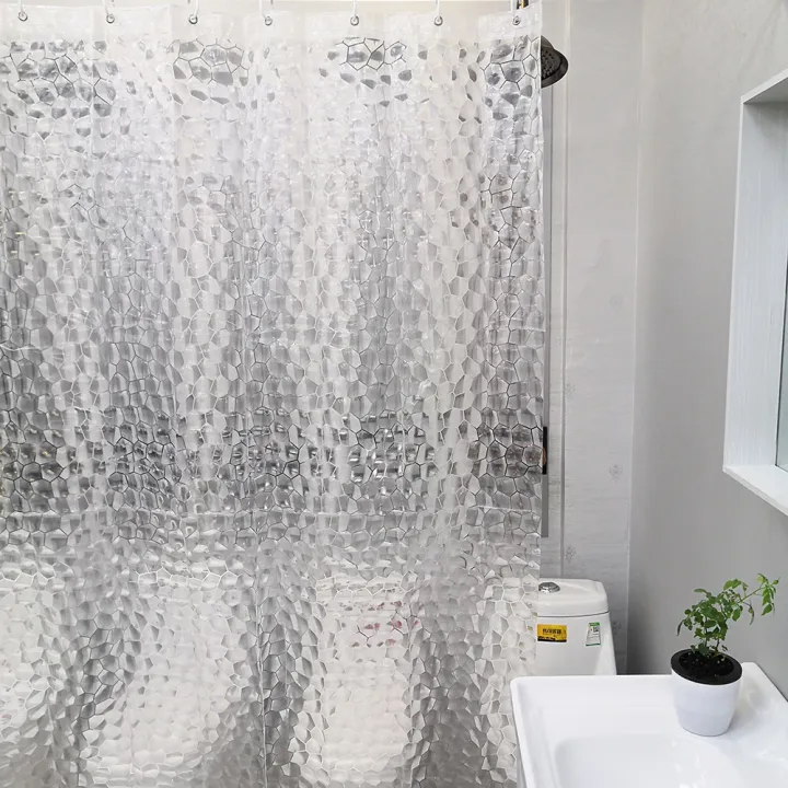 Irregular%203D%20semi%20transparent%20water%20cube%20printed%20decorative%20bathroom%20shower%20curtain%20waterproof%20shower%20curtain%20set%20high-end%20bathr%20-%20Image%204