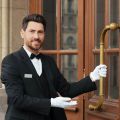 2/4Pairs White Cotton Gloves for Women Men Waiters Drivers Jewelry Workers Mitten Full Finger Anti Slip Hand Protector. 