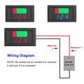 12V 24V 36V 48V 60V Car Battery Charge Level Indicator Lithium Battery Capacity Meter Tester Display LED Tester Voltmeter. 