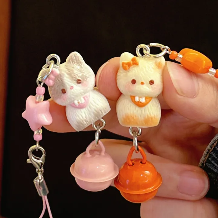 1/3%20Pcs%20Cute%20Cat%20Phone%20Chain%20Pendant%20Versatile%20Bell%20Star%20Pendant%20Cartoon%203D%20Cat%20Bag%20Keychain%20Pendant%20-%20Image%204